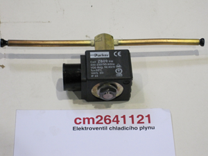 Cooling gas solenoid valve