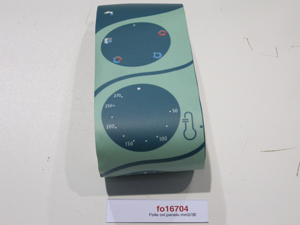 Control panel foil mm2/3E