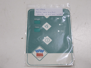 Control panel foil S-105-200-300ABT