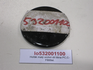 Burner small upper part cast iron PC, CF600st.