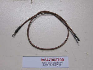 Piezo ignition cable l=500 FT, FQ, CW, FP