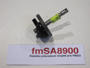 Double gear wheel for FM2/3