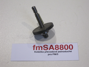 Single gear wheel for FM/3