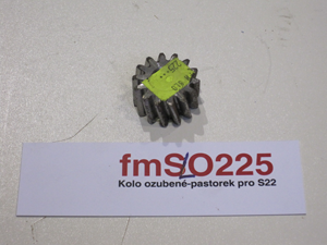 Gear wheel-pinion for S22