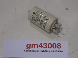 Starting capacitor 8uF 400V