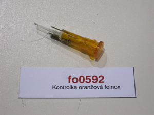 Indicator light orange phoinox