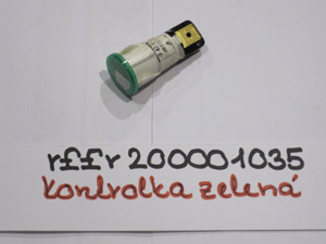 The green indicator light of the RF combi ovens