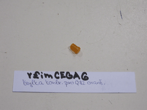 Indicator light cover for Q-82 orange