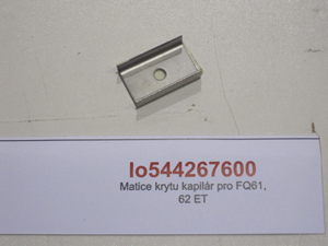 Capillary cover nut for FQ61, 62 ET