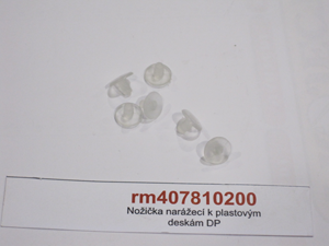 Foot that hits DP plastic plates