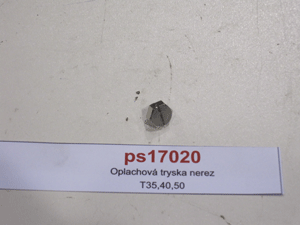 Stainless steel rinsing nozzle T, G-35, 40, 50