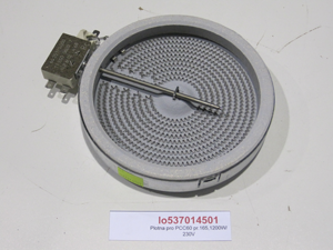 Plate for PCC60 diameter 165, 1200W/230V