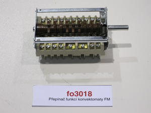FM combi oven function switch