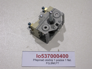 Rotary switch 1 position 1 phase. FQ, BM, FT, F13T