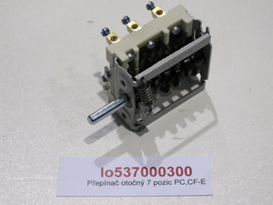 Rotary switch 7 positions PC,CF-E on plate 600,700