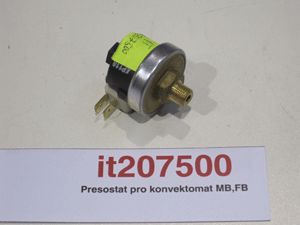 Pressure switch for convection oven MB, FB
