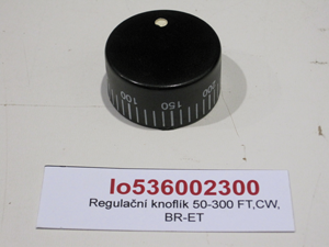 Control knob 50-300 FT,CW,BR-ET