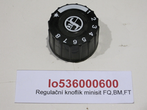 Control knob minisit FQ, BM, FT