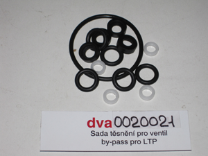Gasket set for by-pass valve for LTP