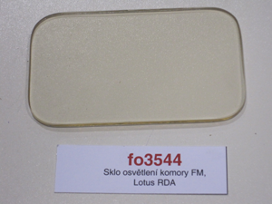 FM chamber lighting glass, Lotus RDA