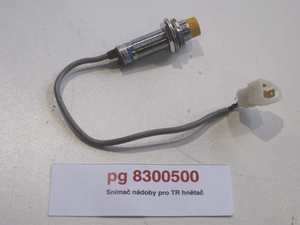 Container sensor for TR kneader