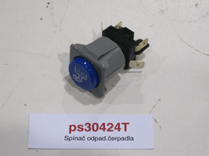 Waste pump switch for S, T dishwashers