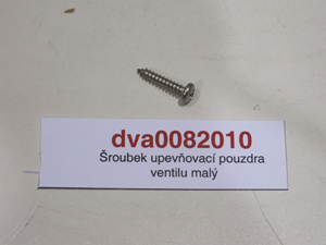 Valve housing mounting screw small