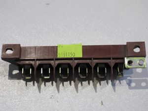 Terminal block for pizza oven