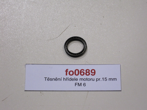 Motor shaft seal dia.15 mm FM 6