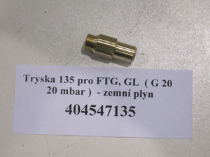 Nozzle 135 FT, GL-natural gas/ BI-propane butane