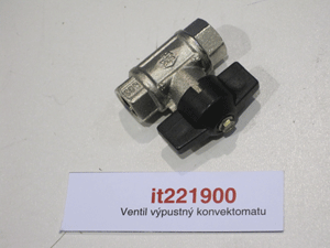 Convection oven outlet valve