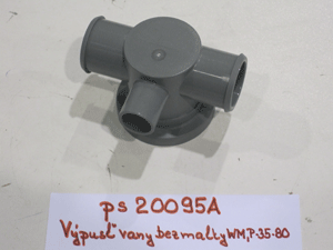 Bath outlet without mother WM, P 35-80