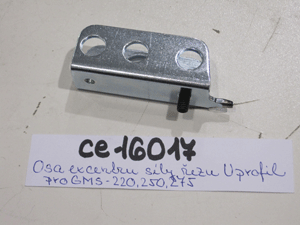 Eccentric axis of cutting force U profile for GMS-220,250,275,300