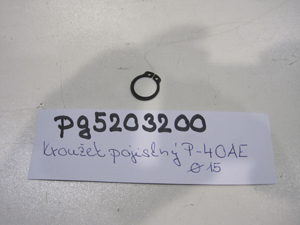 Retaining ring P-40AE, diameter 15, position 30