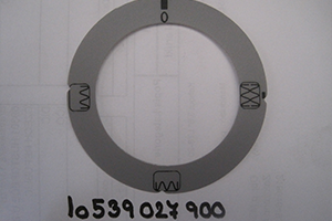 Sticker reg.knob el. oven 700S/900 4 positions