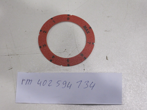 Sticker reg knob rheostat BI, GV-30EL