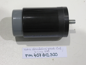 Adjustable leg plastic black+grey for line 600, PO 40