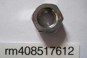 Nut M12 stainless steel, for spring BR80, 90