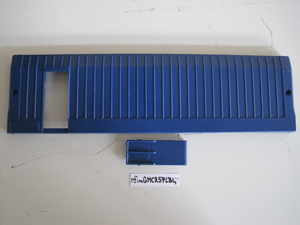 Blue plastic front cover (bottom) Q-82 old, item 37