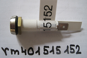 Indicator light round white LOTUS700, BI 70/80 50 E, BR, SPT, BIQ