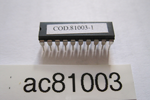Main electronics board microprocessor for CT-130 page 3 item 13