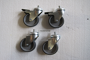 Wheel for HTS, HTF non-braked + braked (set of 4)