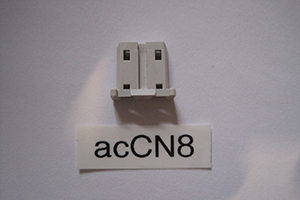 CN8 connector to the electronics board