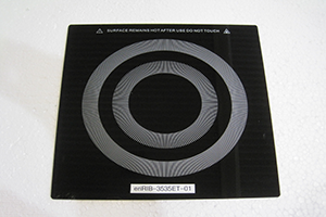 Glass-ceramic plate RIB 3535 ET pos.1