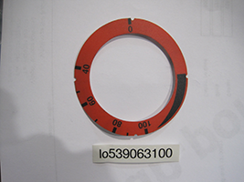 PI 40-100°C control knob sticker