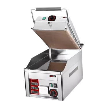 Fry-top griddle plate electric smooth chrom | REDFOX - FTHC 30 ED + KD 30 T