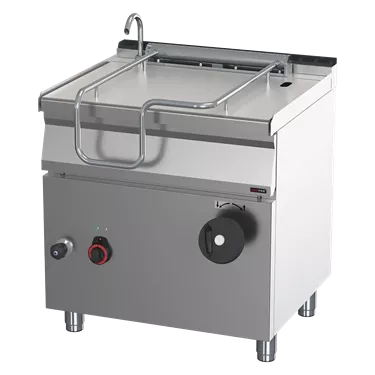 Tilting bratt pan manual electric 50 l steel compound bottom | REDFOX - BR 70/80 E 