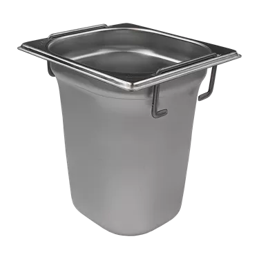 GN container GN 1/6 - 200 handles stainless steel | REDFOX - GN 1/6-200 U