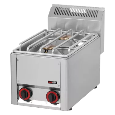 Cooking range gas 2x burner without cabinet | REDFOX - SP 30 GLS