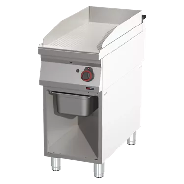 Fry-top griddle plate grooved | REDFOX - FTR 90/40 G